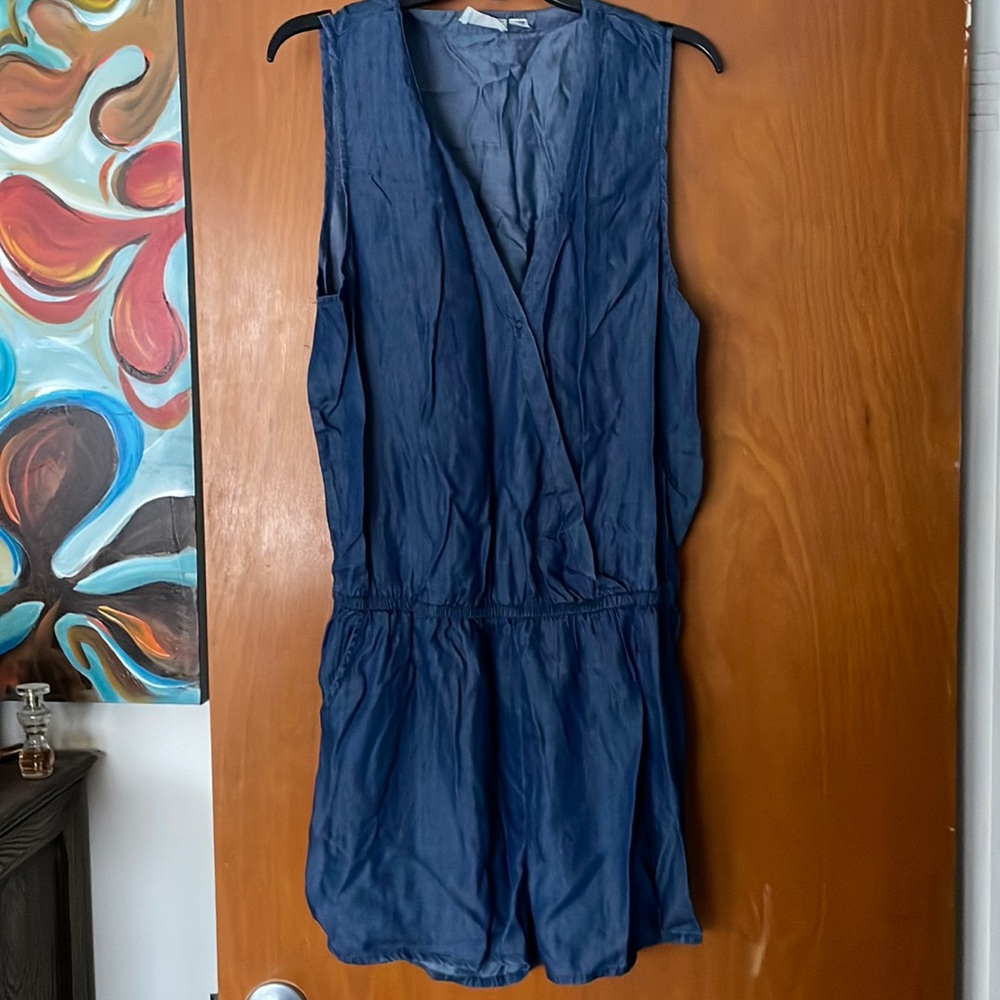 Chambray Romper
